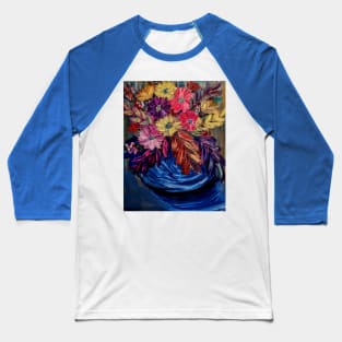 Beautiful abstract bouquet of flowers Baseball T-Shirt